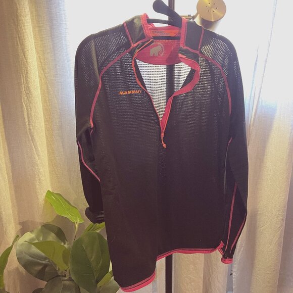Mammut Eiger Extreme Schneefeld Light Zip Fleece Pullover Midlayer Women Size L - Picture 1 of 7